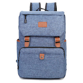 Durable Linen Nylon Travel Đi bộ Backpack / Ngoài trời Máy tính xách tay Ba lô