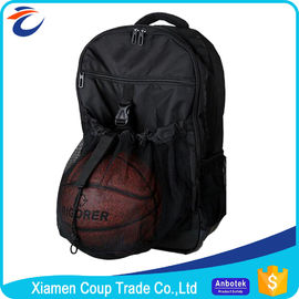 Túi thể thao ngoài trời đa chức năng / Túi đi học bằng polyester với túi lưới bóng