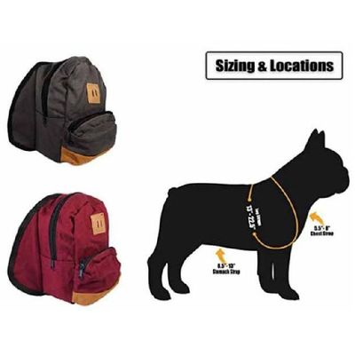 EN71 Softback Dog Harness Backpack để đi dạo hàng ngày