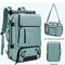 Hành trình Khả năng lớn Ultra Lightweight đa chức năng hành lý Cross Body Travel Backpack