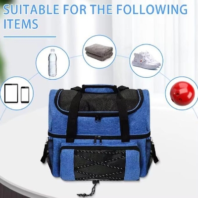 Thẻ cá nhân thể thao Bowling Tote Bag Bowling phụ kiện bổ sung hai quả bóng Tote Bag với tay cầm quả bóng đệm