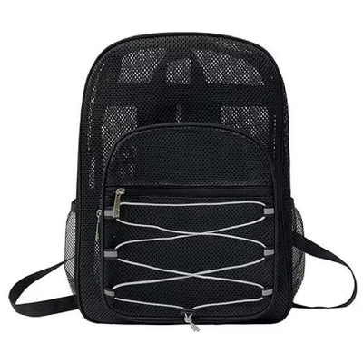 Thời trang Unisex Học sinh Mochila Mesh School Bag Mùa hè Mesh bãi biển Mochila