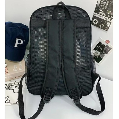 Thời trang Unisex Học sinh Mochila Mesh School Bag Mùa hè Mesh bãi biển Mochila