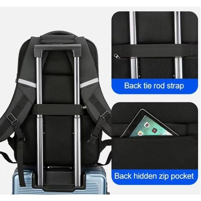 Thời trang kinh doanh chống nước túi laptop tùy chỉnh đa chức năng ngoài trời du lịch ba lô với USB
