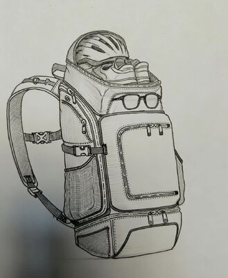 Túi thể thao ngoài trời tùy chỉnh màu sắc với vải thoáng khí và 5 ngăn rộng rãi cho đi bộ đường dài và cắm trại