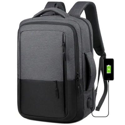 Lightweight Waterproof Comfortable Business Laptop Backpack Với Cổng Sạc USB
